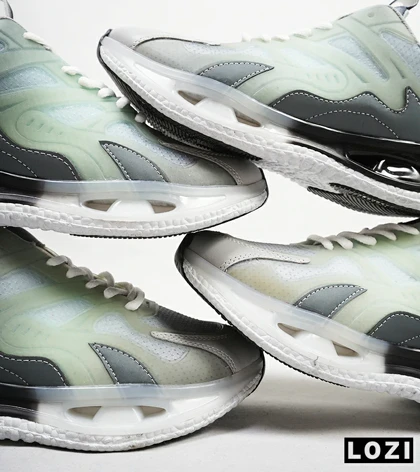 کفش کتانی مردانه سبز خاکستری مشکی ADIDAS Customize Run