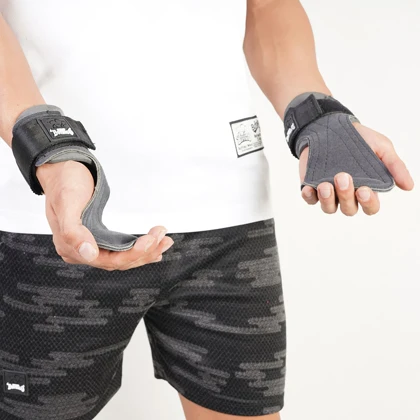 مچ بند چرمی بوفالو ترکیبی پد دست بند لیفت چرمی مشکی