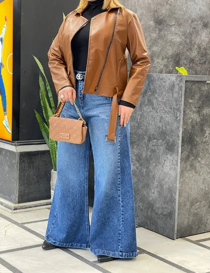 شلوار جین شافل کد : 141492