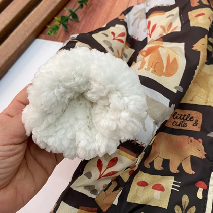 کاپشن بهاره پسرانه دخترانه تو خز 1.5تا4سال