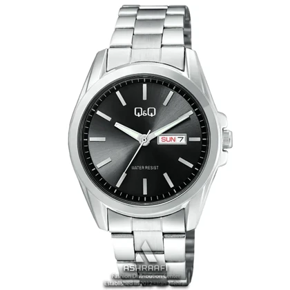 ساعت کیو اند کیو صفحه مشکی Q&Q A05A-005PY