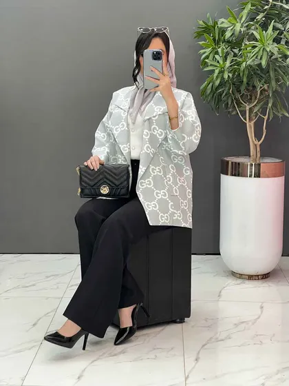 مانتو کتی طرح GUCCI