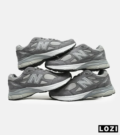 کفش کتانی طوسی NEW BALANCE 990