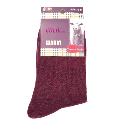 جوراب بافت برند Coco&hana نازک گرم پشم گوسفند