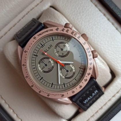 ساعت مچی اسپرت والار طرح امگا سواچ بند چسبی طرح ماموریت در مشتری