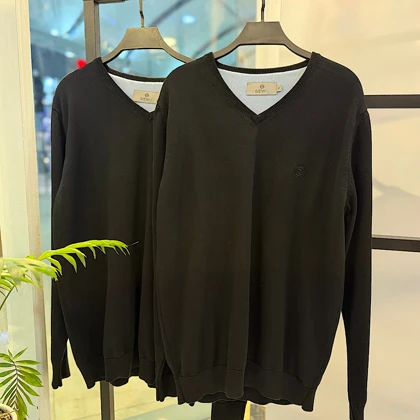 پلیور یقه هفت مردانه