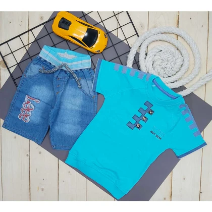 ست شلوارک و تیشرت پسرانه BEST WEAR