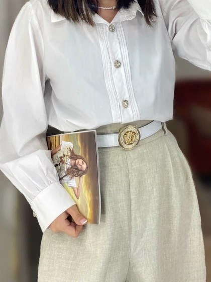 کمربند زنانه ورساچ 3 سانت کد 005