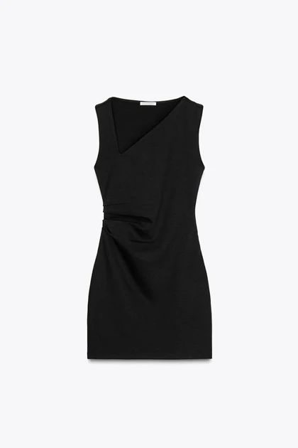 پیراهن میدی یقه کج Zara328