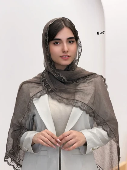 6494-شال حریر ژیوا