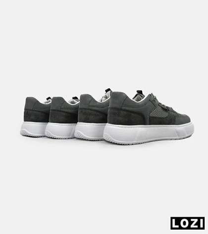 کفش کتانی مردانه طوسی فیلی PULL & BEAR