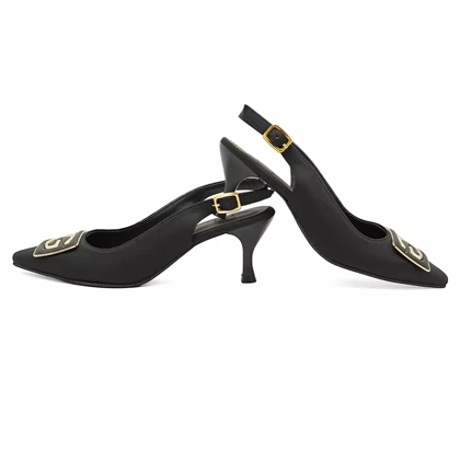 کفش مجلسی زنانه پاشنه‌دار 5 سانت مدل 400932 _ sandal valentino