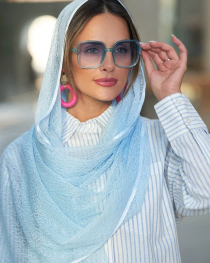 شال توری برفکی 20596
