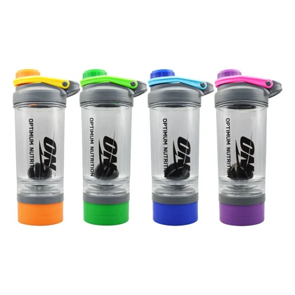 شیکر دوتیکه بدنسازی اوپتیموم نوتریشن مدل شفاف Nasa ظرفیت 0.5 لیتر