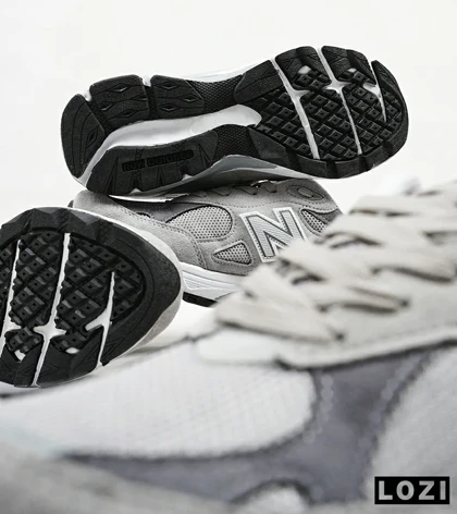 کفش کتانی سبز طوسی NEW BALANCE 990