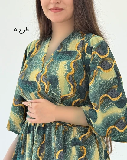 پیراهن بهار نارنج کد 1837