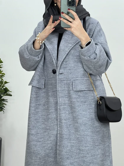 پالتو بلند آستردار آواز(ایراد دار)