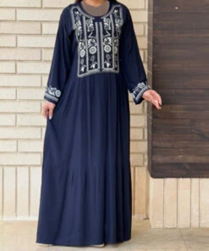 پیراهن مشکی محرمی نخی 6938