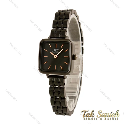 ساعت دنیل ولینگتون زنانه مربعی فول مشکی DW-5626-L