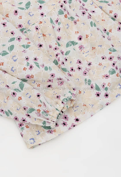 شومیز لینن ایتالیایی خامه دوزی کد1002770