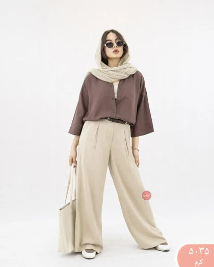 شلوار بگ آروا 5035