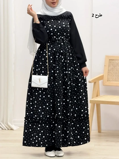 4293-پیراهن مزونی لاوین