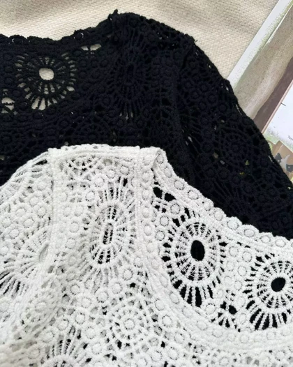 شومیز قلاب بافی مدل 5 کد 5437