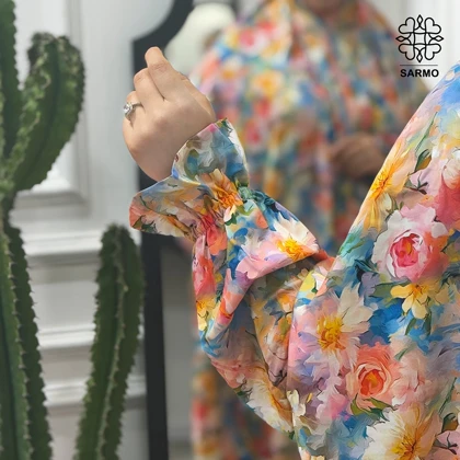 چادرنماز آستین‌دار تبسم
