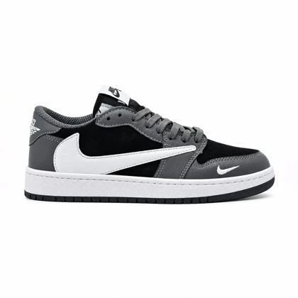 کفش و کتانی مردانه مدل نایک ترویس NIKE TRAVIS رنگ طوسی مشکی کد 30963