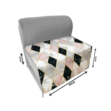 کاناپه تخت شو یک نفره سنگ مرمر مدل M1153