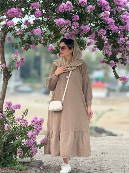 پیراهن مانتویی ساحل