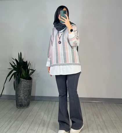 تونیک مانتویی سالیان(ایراد دار)