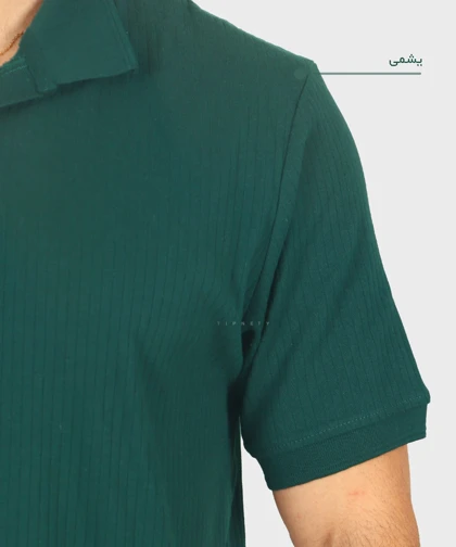 تیشرت یقه شکاری مردانه 1756