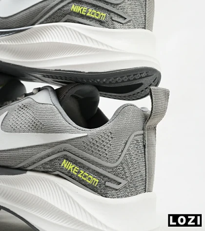 کفش کتانی مردانه و زنانه طوسی Nike air zoom