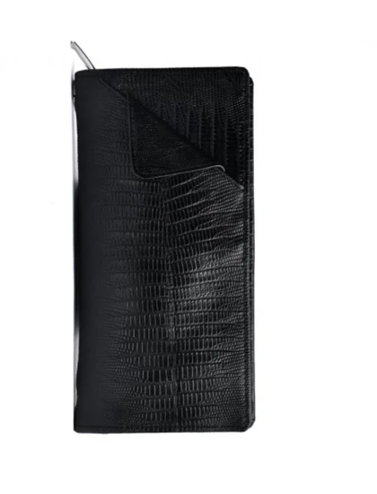 کیف دسته چک چرم طبیعی آدلینا