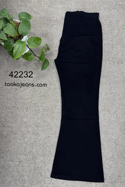 شلوار جین بوتکات مشکی بارداری 42232