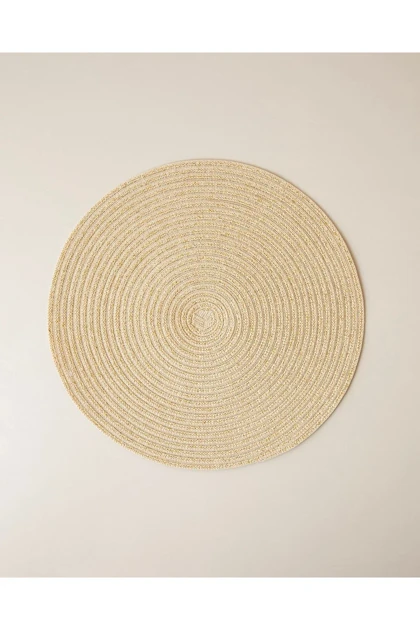 زیردستی 38 سانتی‌متری English Home مدل Spiral 2 عددی - کرم