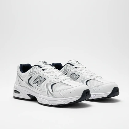 کفش کتانی نیوبالانس 530 نقره ای سرمه ای بزرگ پا کد 294964