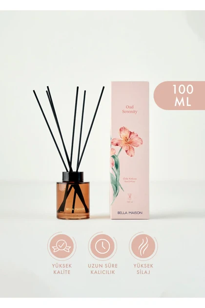 خوشبوکننده اتاق چوبی Bella Maison مدل Oud Serenity