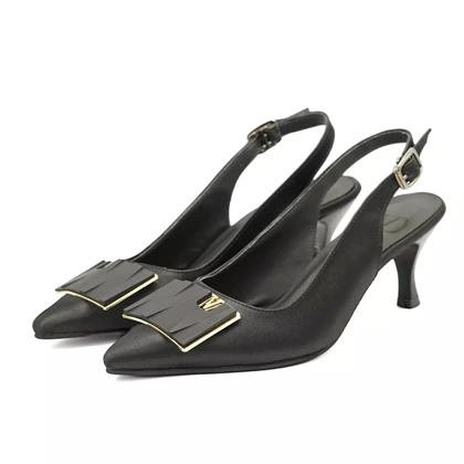 کفش مجلسی زنانه پاشنه‌دار 5 سانت مدل 400933 _ sandal valentino