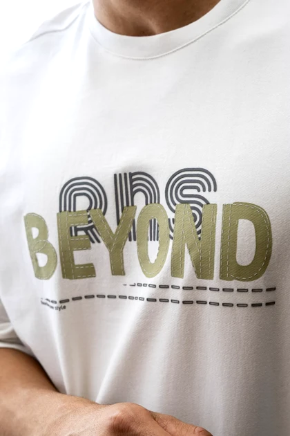تیشرت باکسی چاپی beyond مردانه
