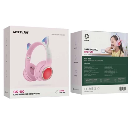 هدفون بلوتوثی کودکانه گرین لاین Green Lion مدل GL-400 فانتزی