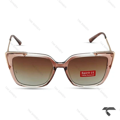 عینک دودی اسپریت زنانه 81157-8 یو وی 400 فریم صورتی Spirit-10106-L