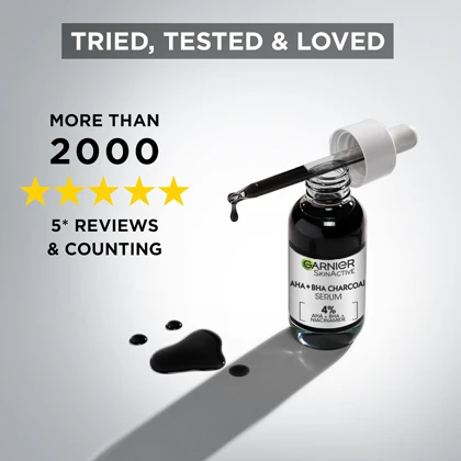 سرم لایه‌بردار ذغال ضدلک و جوش گارنیر Pure Active