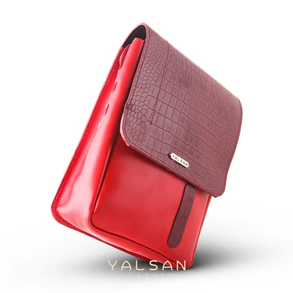 کیف دوشی چرم یلسان مدل ماهان کد 010-PRM