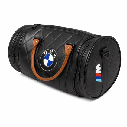 ساک ورزشی بی ام و مدل SOU-65520 چرمی