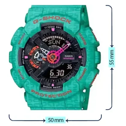 ساعت مچی مردانه کاسیو جی شاک مدل GA-110SGG-3A