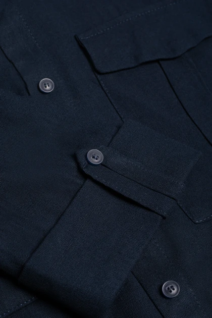 شومیز شانتون دو جیب - 3156