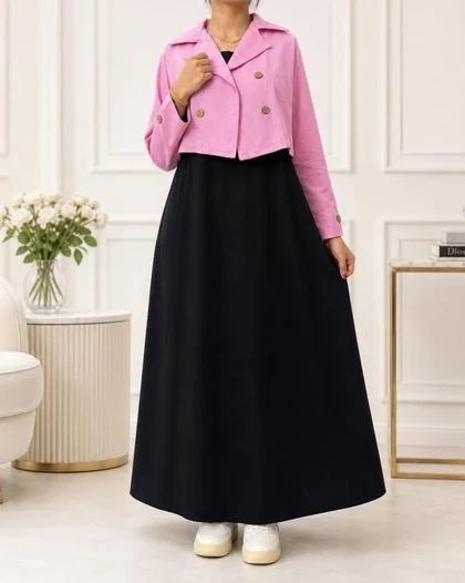 کت سارافون یقه انگلیسی 7549