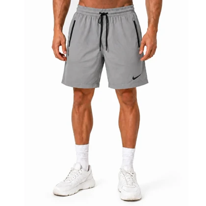 شلوارک ورزشی مردانه نایک مدل Dri Fit-8038 طوسی روشن